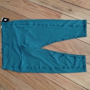 NWT Ideology Women's High Waist Side Pocket Leggings Crushed Mint Size 3X